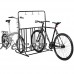 Goplus Bicycle Parking Storage Rack 1-6 Bikes Steel Park Stand 2/3/4/5 Black - B0162U2QLM